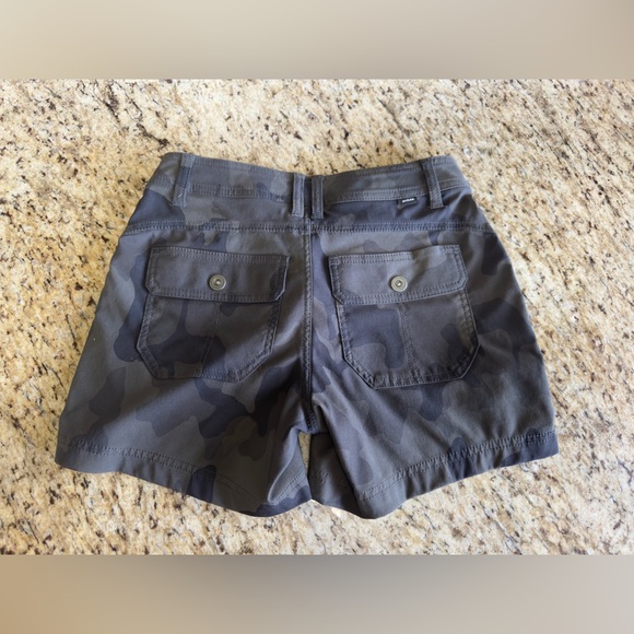 Prana Halle 5" Shorts II - Women's - 2 - Charcoal Camo - Picture 3 of 3